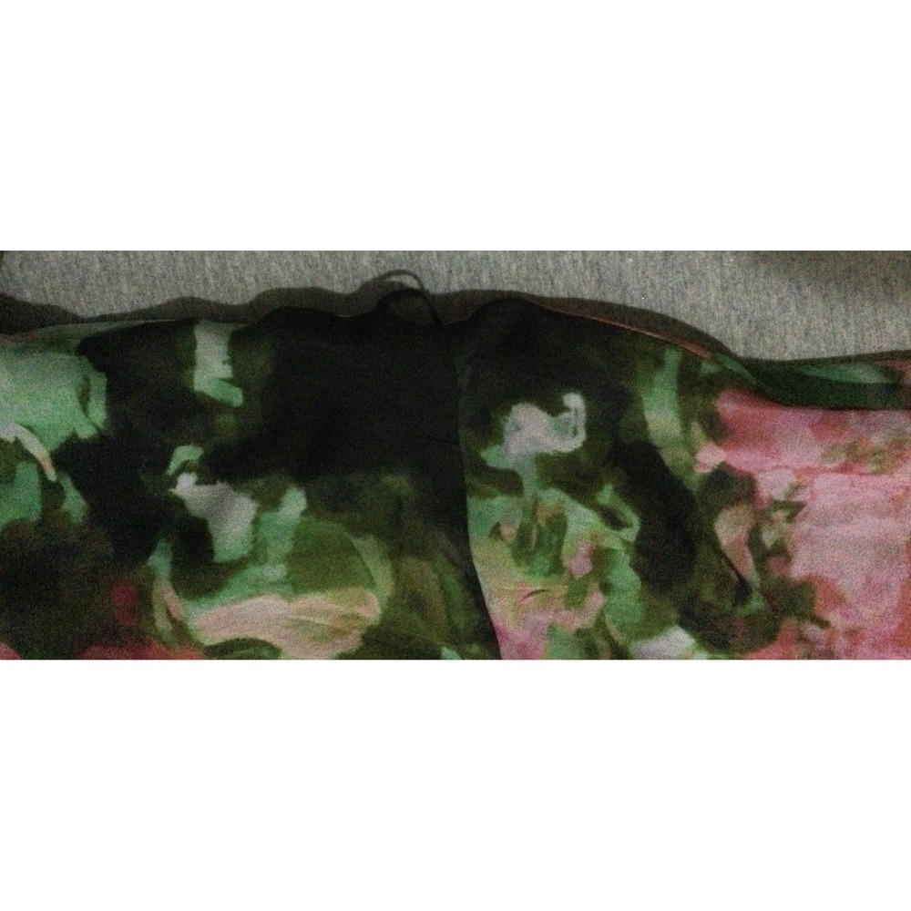Love & Liberty wrap Dress tie abstract sz M silk - Picture 11 of 14